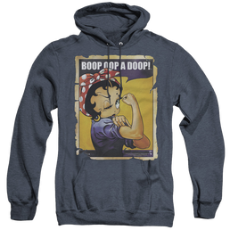 Betty Boop Power - Heather Pullover Hoodie Heather Pullover Hoodie Betty Boop   