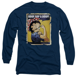 Betty Boop Power - Men's Long Sleeve T-Shirt Men's Long Sleeve T-Shirt Betty Boop   