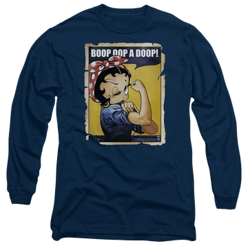 Betty Boop Power - Men's Long Sleeve T-Shirt Men's Long Sleeve T-Shirt Betty Boop   