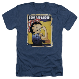 Betty Boop Power - Men's Heather T-Shirt Men's Heather T-Shirt Betty Boop   