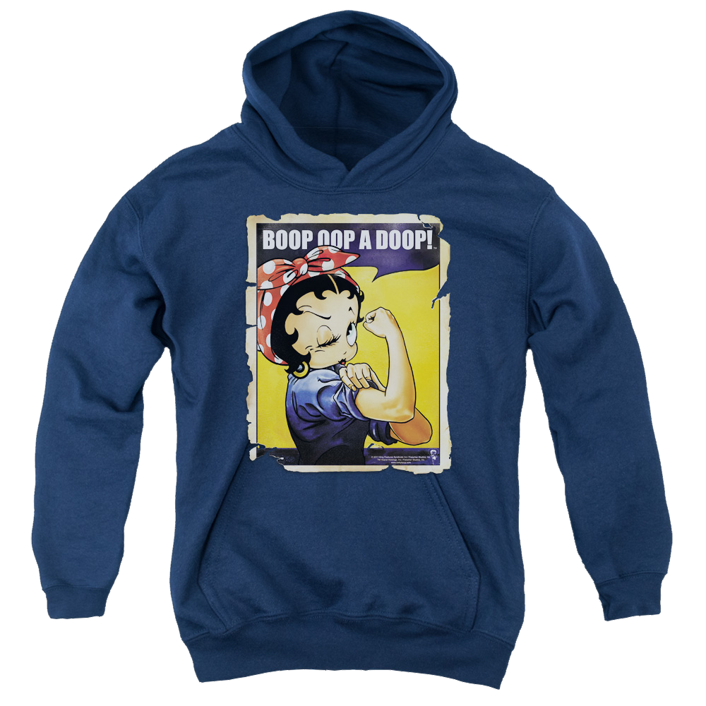 Betty Boop Power - Youth Hoodie Youth Hoodie (Ages 8-12) Betty Boop   