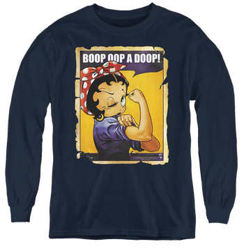 Betty Boop Power - Youth Long Sleeve T-Shirt Youth Long Sleeve T-Shirt Betty Boop   