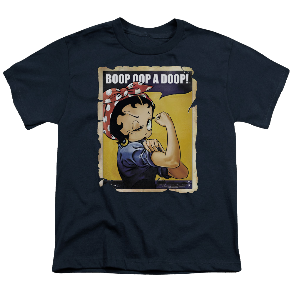 Betty Boop Power - Youth T-Shirt Youth T-Shirt (Ages 8-12) Betty Boop   