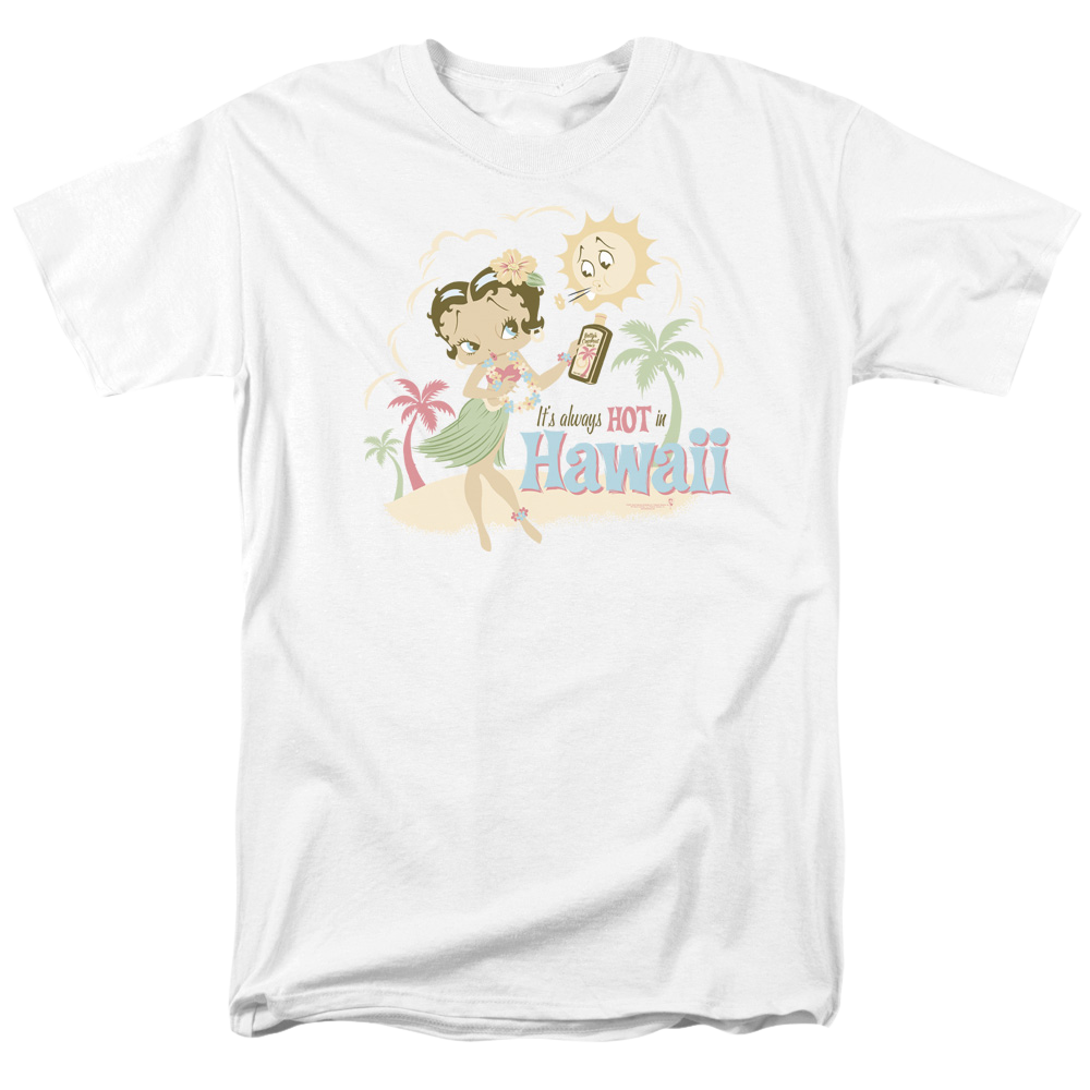 Betty Boop Hot In Hawaii - Men's Regular Fit T-Shirt Men's Regular Fit T-Shirt Betty Boop   