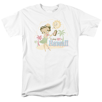 Betty Boop Hot In Hawaii - Men's Regular Fit T-Shirt Men's Regular Fit T-Shirt Betty Boop   