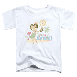 Betty Boop Hot In Hawaii - Toddler T-Shirt Toddler T-Shirt Betty Boop   