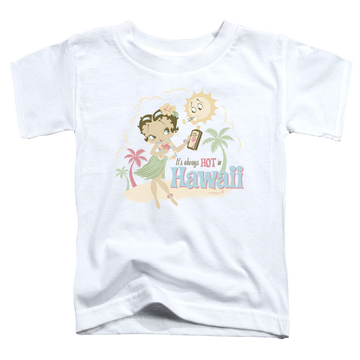 Betty Boop Hot In Hawaii - Toddler T-Shirt Toddler T-Shirt Betty Boop   