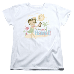 Betty Boop Hot In Hawaii - Women's T-Shirt Women's T-Shirt Betty Boop   