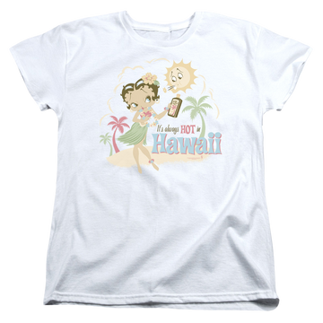 Betty Boop Hot In Hawaii - Women's T-Shirt Women's T-Shirt Betty Boop   