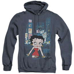 Betty Boop Square - Heather Pullover Hoodie Heather Pullover Hoodie Betty Boop   