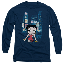 Betty Boop Square - Men's Long Sleeve T-Shirt Men's Long Sleeve T-Shirt Betty Boop   