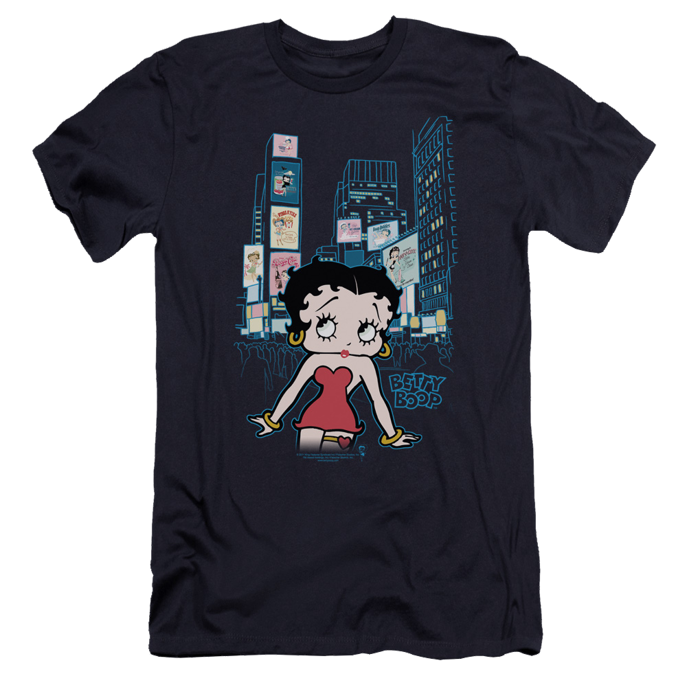 Betty Boop Square - Men's Premium Slim Fit T-Shirt Men's Premium Slim Fit T-Shirt Betty Boop   