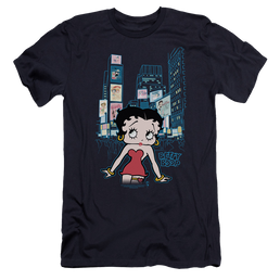 Betty Boop Square - Men's Premium Slim Fit T-Shirt Men's Premium Slim Fit T-Shirt Betty Boop   