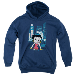 Betty Boop Square - Youth Hoodie Youth Hoodie (Ages 8-12) Betty Boop   