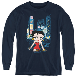Betty Boop Square - Youth Long Sleeve T-Shirt Youth Long Sleeve T-Shirt Betty Boop   
