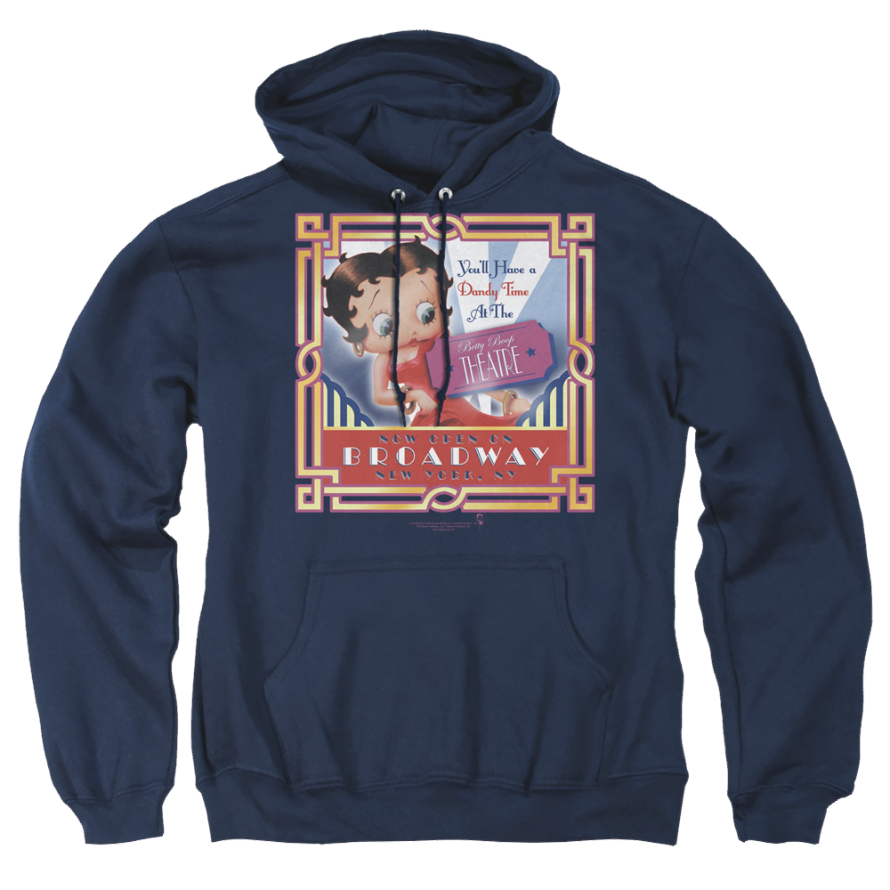 Betty Boop On Broadway - Pullover Hoodie Pullover Hoodie Betty Boop   