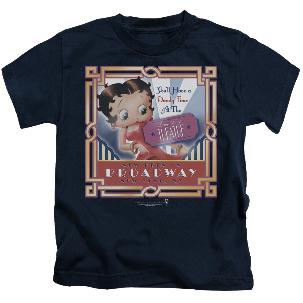 Betty Boop On Broadway - Kid's T-Shirt Kid's T-Shirt (Ages 4-7) Betty Boop   