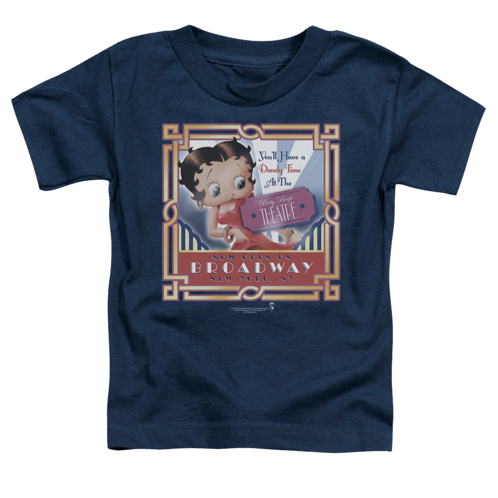 Betty Boop On Broadway - Toddler T-Shirt Toddler T-Shirt Betty Boop   