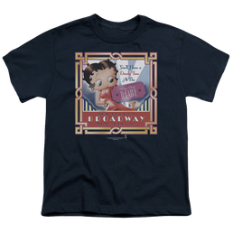 Betty Boop On Broadway - Youth T-Shirt Youth T-Shirt (Ages 8-12) Betty Boop   