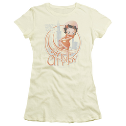 Betty Boop The Windy City - Juniors T-Shirt Juniors T-Shirt Betty Boop   