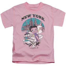 Betty Boop Singing In Ny - Kid's T-Shirt Kid's T-Shirt (Ages 4-7) Betty Boop   