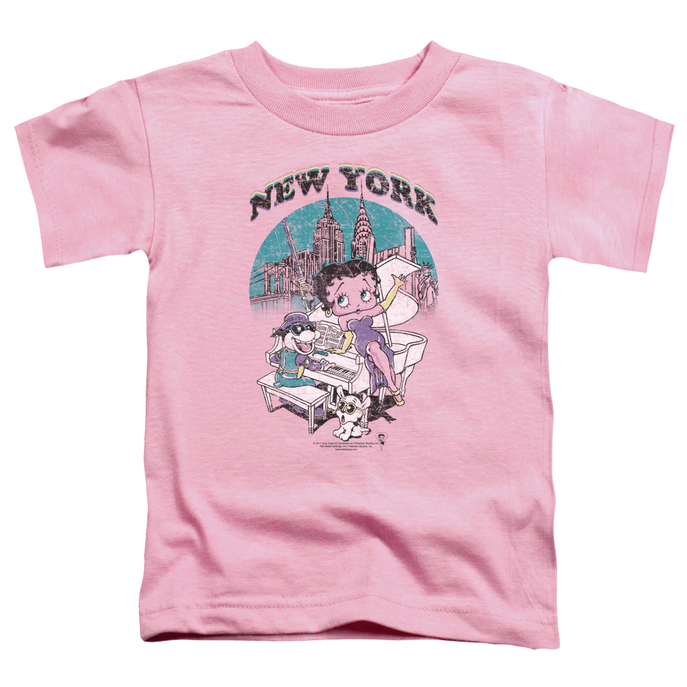 Betty Boop Singing In Ny - Toddler T-Shirt Toddler T-Shirt Betty Boop   