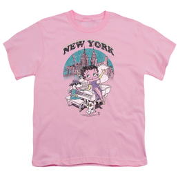 Betty Boop Singing In Ny - Youth T-Shirt Youth T-Shirt (Ages 8-12) Betty Boop   