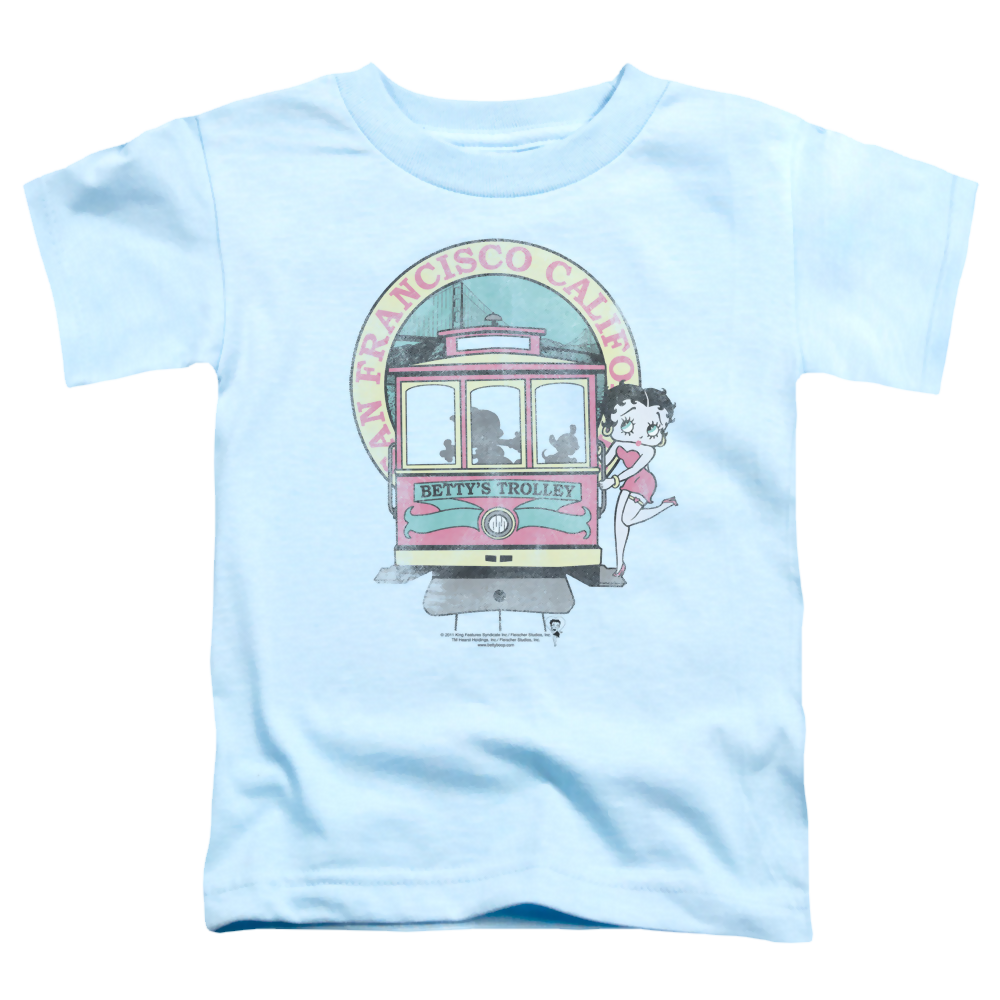 Betty Boop Bettys Trolley - Kid's T-Shirt Kid's T-Shirt (Ages 4-7) Betty Boop   