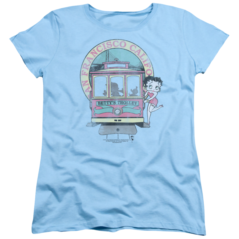 Betty Boop Bettys Trolley - Women's T-Shirt Women's T-Shirt Betty Boop   