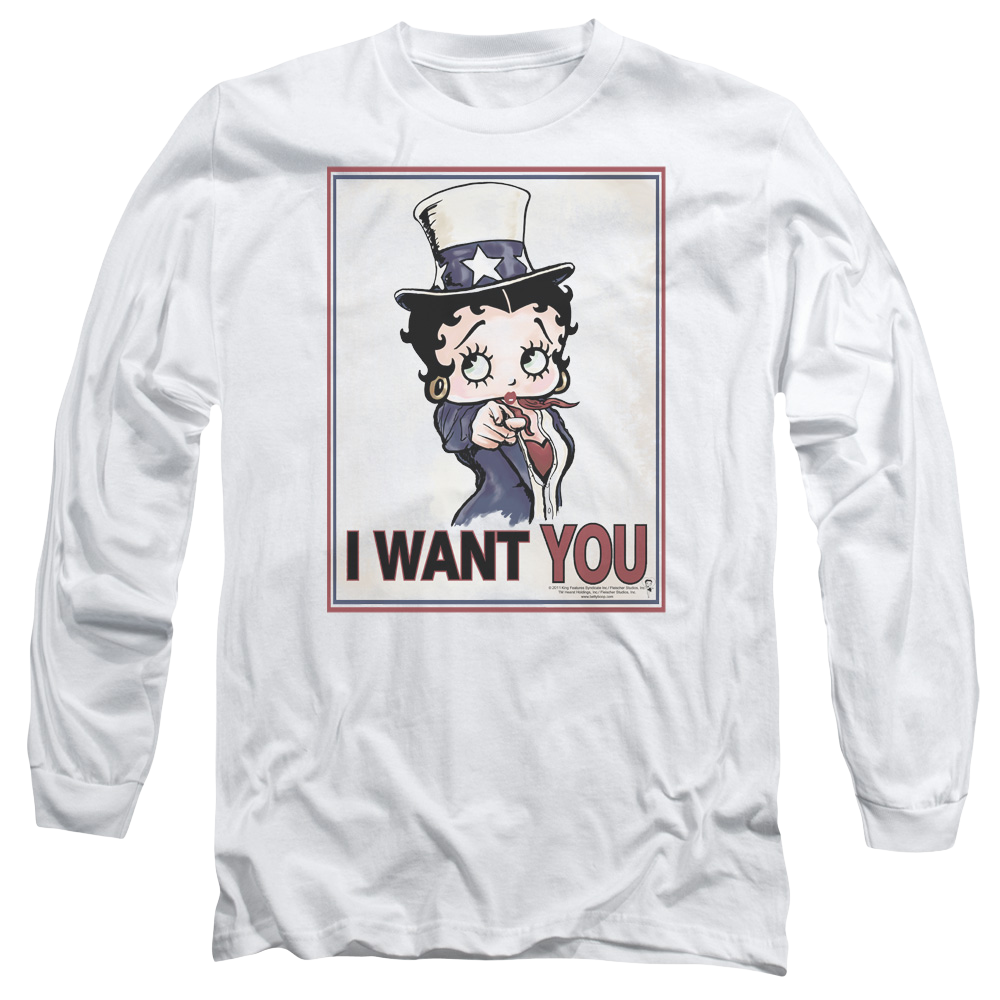 Betty Boop Auntie Boop - Men's Long Sleeve T-Shirt Men's Long Sleeve T-Shirt Betty Boop   