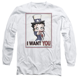 Betty Boop Auntie Boop - Men's Long Sleeve T-Shirt Men's Long Sleeve T-Shirt Betty Boop   