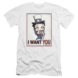 Betty Boop Auntie Boop - Men's Premium Slim Fit T-Shirt Men's Premium Slim Fit T-Shirt Betty Boop   