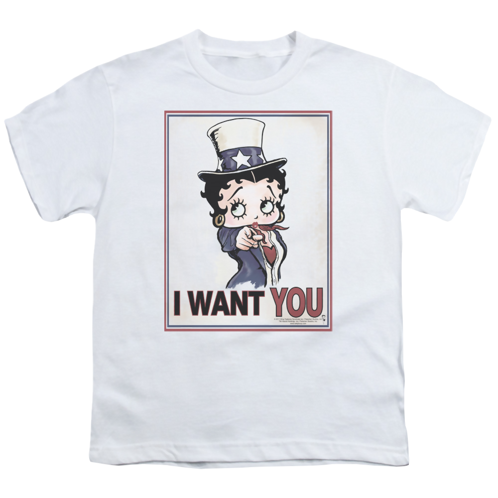 Betty Boop Auntie Boop - Youth T-Shirt Youth T-Shirt (Ages 8-12) Betty Boop   