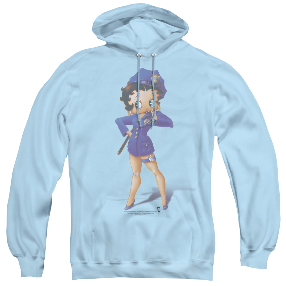Betty Boop Officer Boop - Pullover Hoodie Pullover Hoodie Betty Boop   