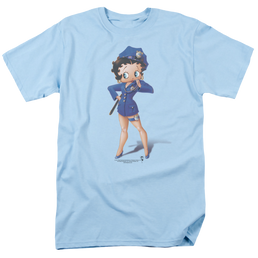 Betty Boop Officer Boop - Men's Regular Fit T-Shirt Men's Regular Fit T-Shirt Betty Boop   