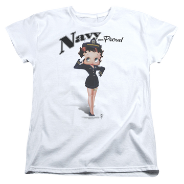 Betty Boop Navy Boop - Women's T-Shirt Women's T-Shirt Betty Boop   