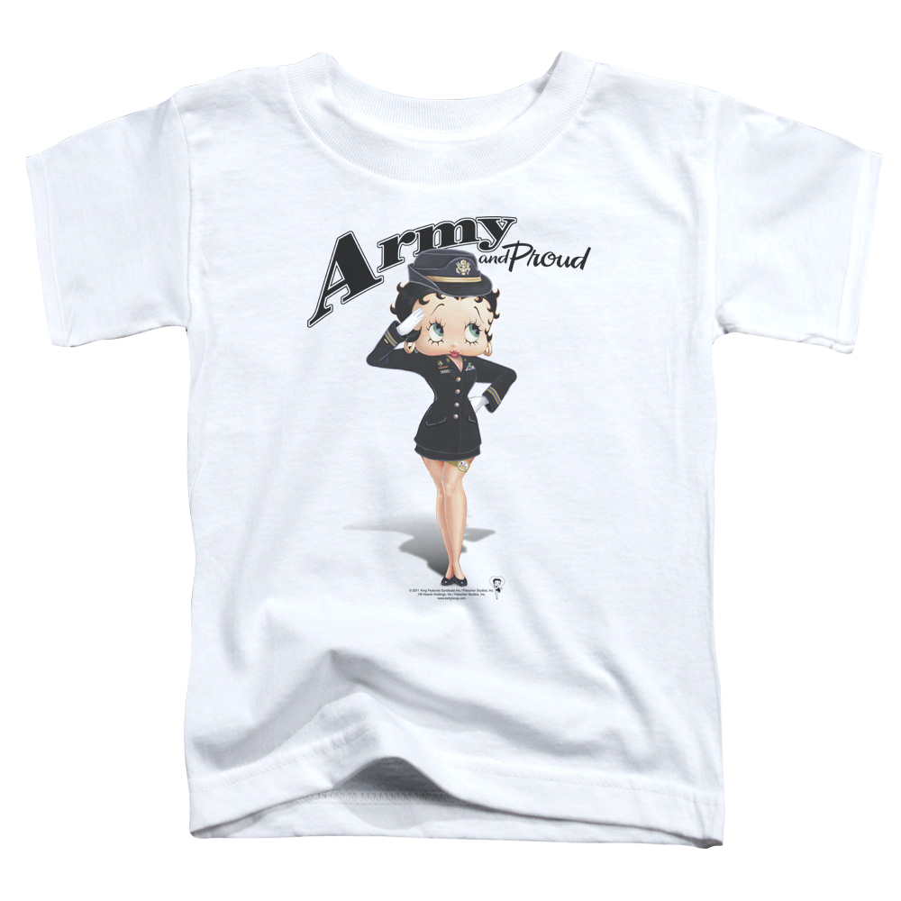Betty Boop Army Boop - Kid's T-Shirt Kid's T-Shirt (Ages 4-7) Betty Boop   