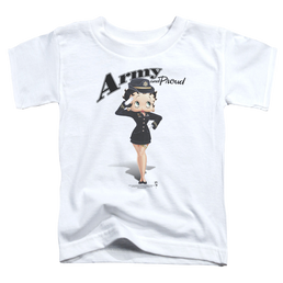 Betty Boop Army Boop - Kid's T-Shirt Kid's T-Shirt (Ages 4-7) Betty Boop   