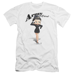 Betty Boop Army Boop - Men's Premium Slim Fit T-Shirt Men's Premium Slim Fit T-Shirt Betty Boop   