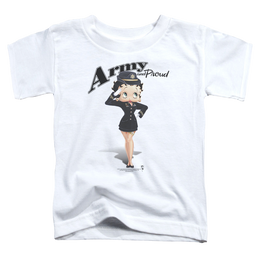 Betty Boop Army Boop - Toddler T-Shirt Toddler T-Shirt Betty Boop   