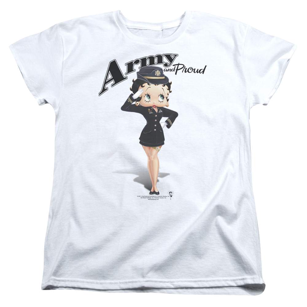 Betty Boop Army Boop - Women's T-Shirt Women's T-Shirt Betty Boop   