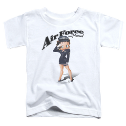 Betty Boop Air Force Boop - Kid's T-Shirt Kid's T-Shirt (Ages 4-7) Betty Boop   