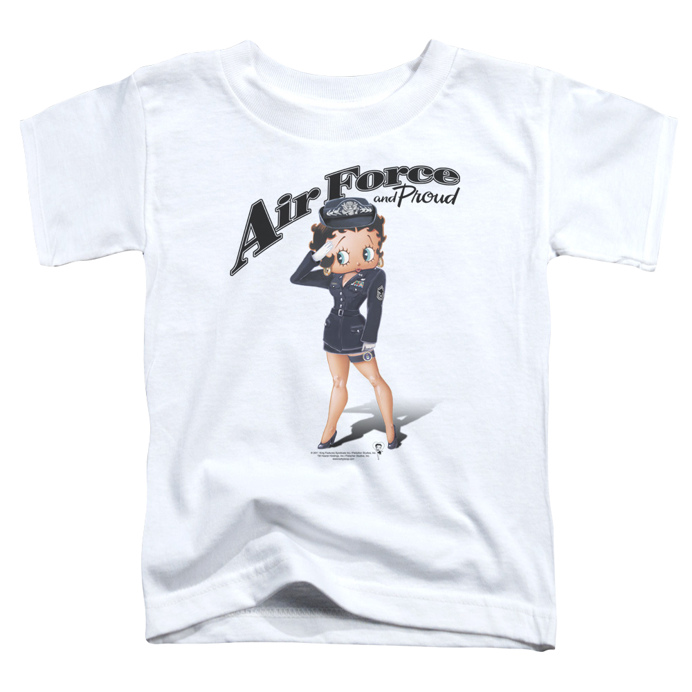 Betty Boop Air Force Boop - Toddler T-Shirt Toddler T-Shirt Betty Boop   