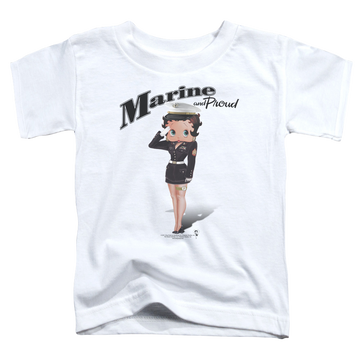 Betty Boop Marine Boop - Toddler T-Shirt Toddler T-Shirt Betty Boop   