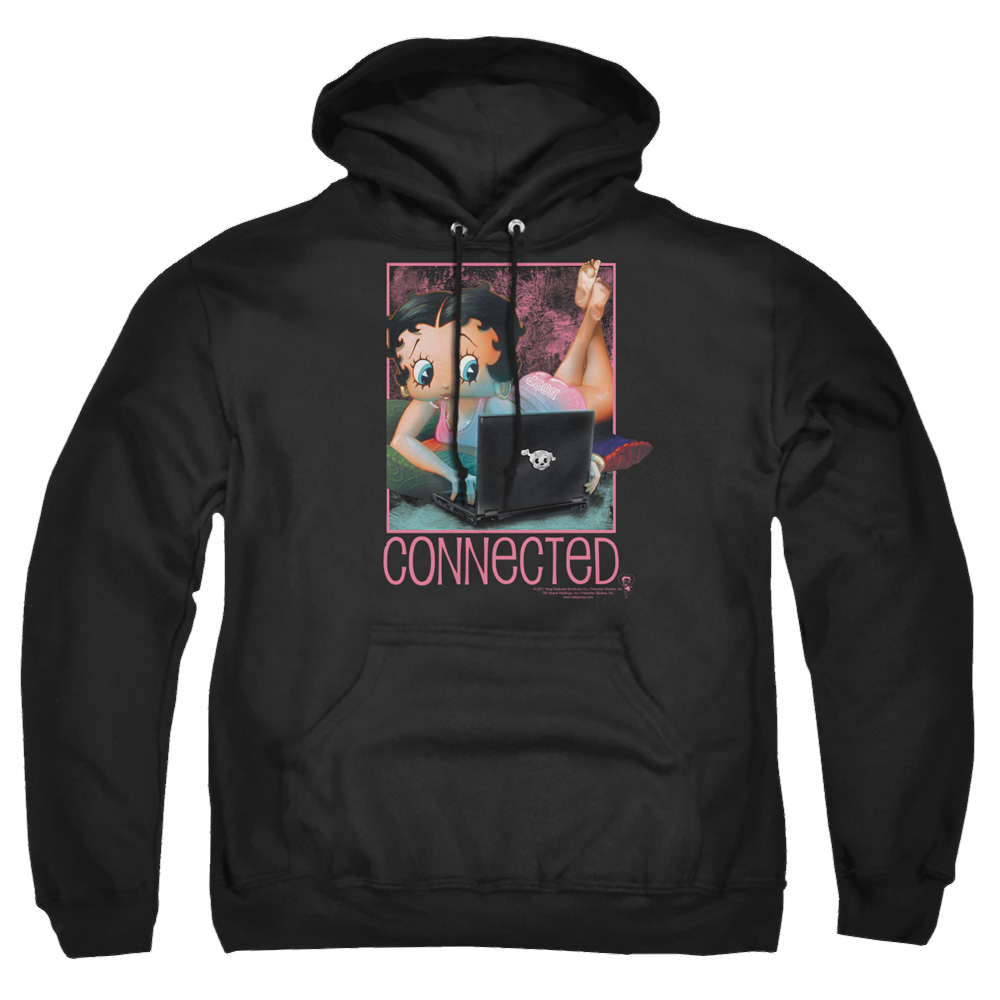 Betty Boop Connected - Pullover Hoodie Pullover Hoodie Betty Boop   