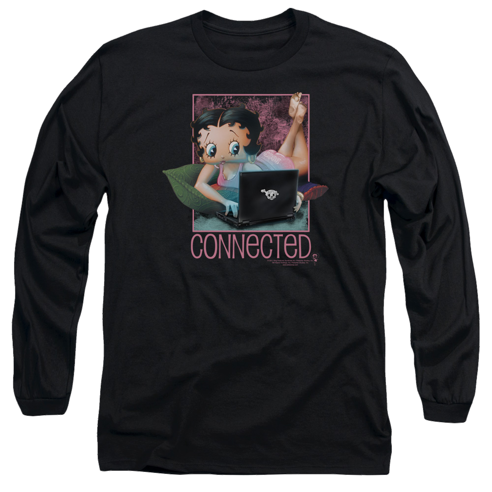 Betty Boop Connected - Men's Long Sleeve T-Shirt Men's Long Sleeve T-Shirt Betty Boop   