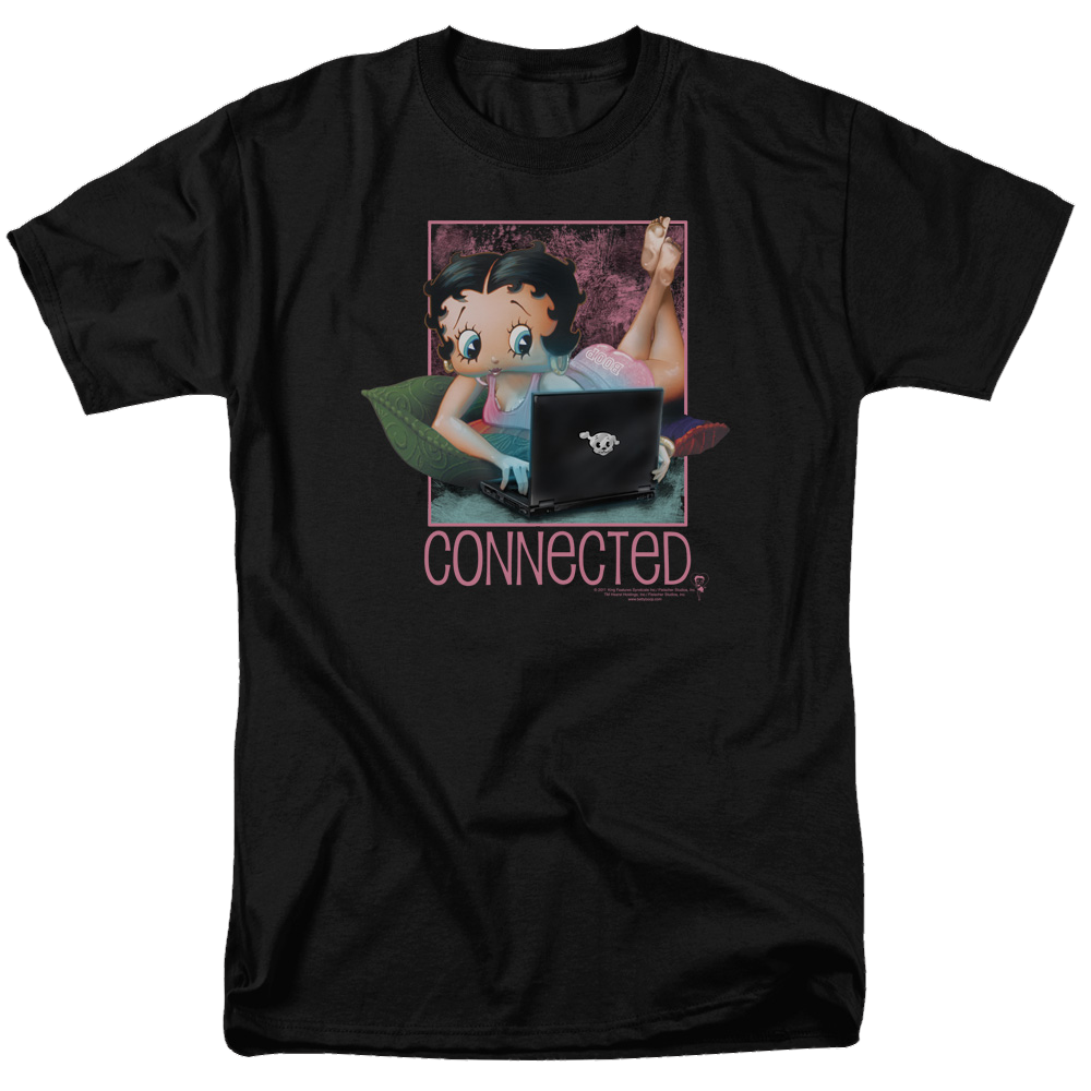 Betty Boop Connected - Men's Regular Fit T-Shirt Men's Regular Fit T-Shirt Betty Boop   
