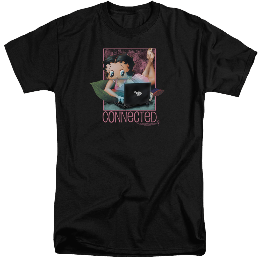 Betty Boop Connected - Men's Tall Fit T-Shirt Men's Tall Fit T-Shirt Betty Boop   