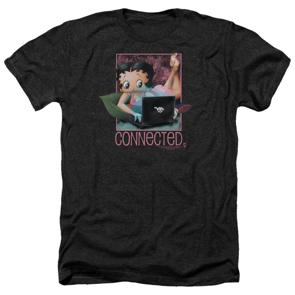 Betty Boop Connected - Men's Heather T-Shirt Men's Heather T-Shirt Betty Boop   