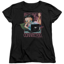 Betty Boop Connected - Women's T-Shirt Women's T-Shirt Betty Boop   